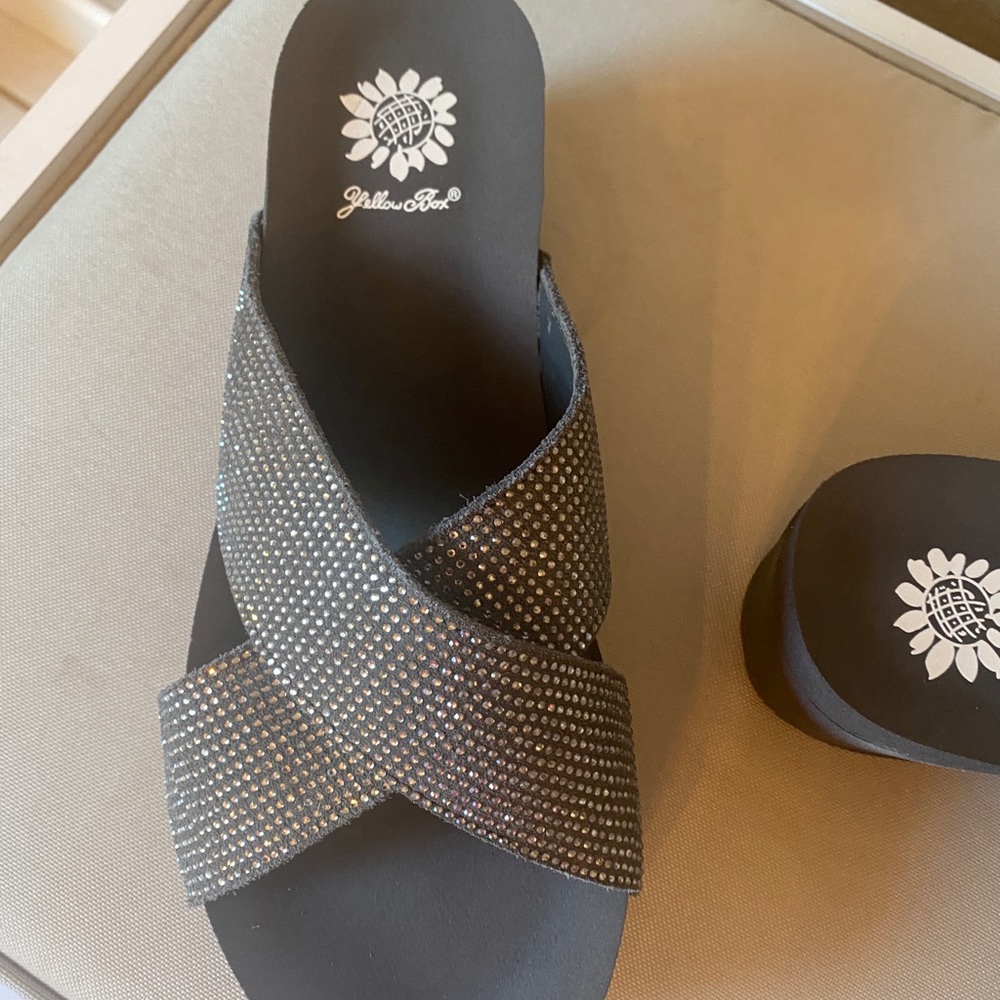 Yellow Box Gray Slip On